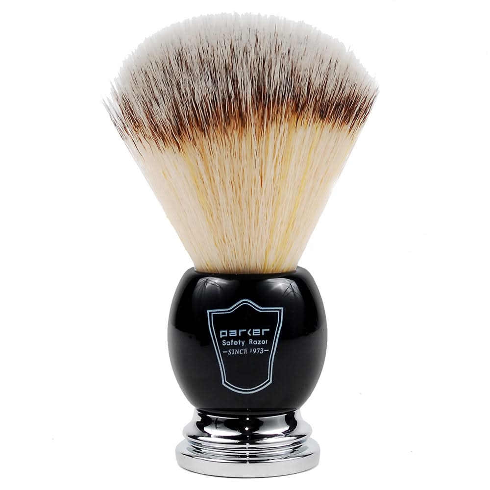 Black and Chrome Synthetic Brush