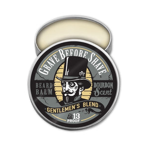 Grave Before Shave beard balm, gentleman's blend, front view