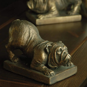 Bulldog Bookends pair