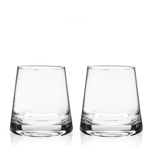 Set of 2 Burke Whiskey Glasses empty