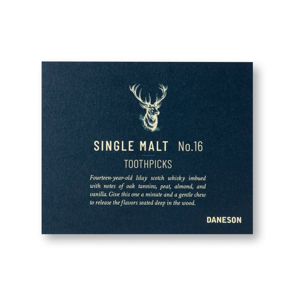 Single Malt No. 16 toothpick 12ct