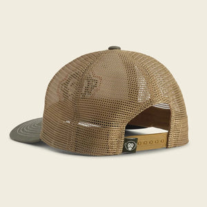 Howler Bros El Mono snap Back Trucker in Rifle Green rear view