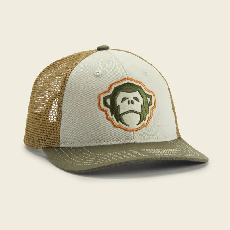 Howler Bros El Mono snap Back Trucker in Rifle Green Front view