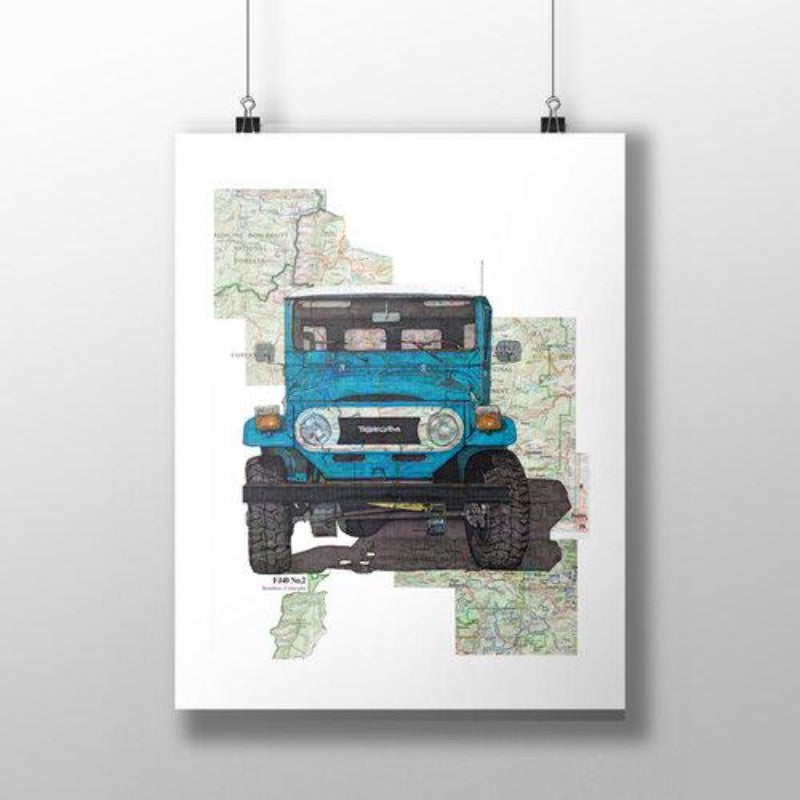 FJ40 No.2 11x14 Unframed Print