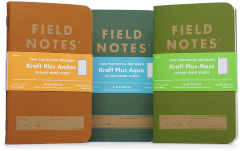 Field Notes Kraft Plus Notebooks