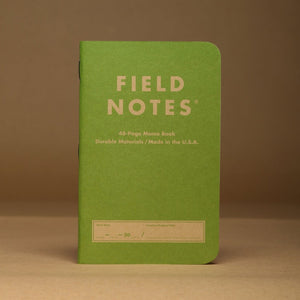 Field Notes Kraft Plus Notebooks Moss Version