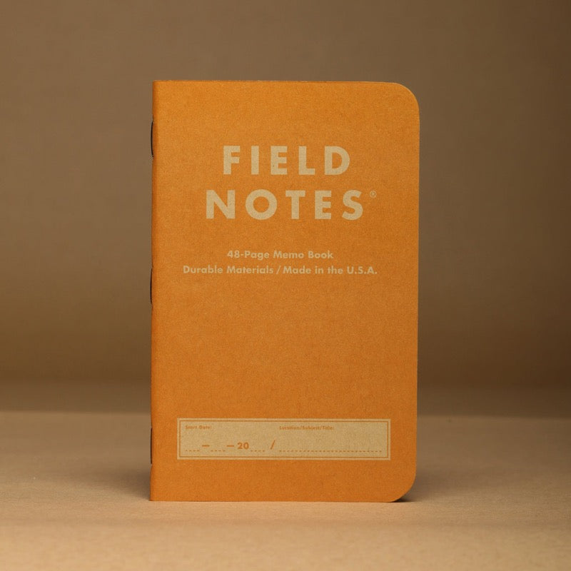 Field Notes Kraft Plus Notebooks Amber version