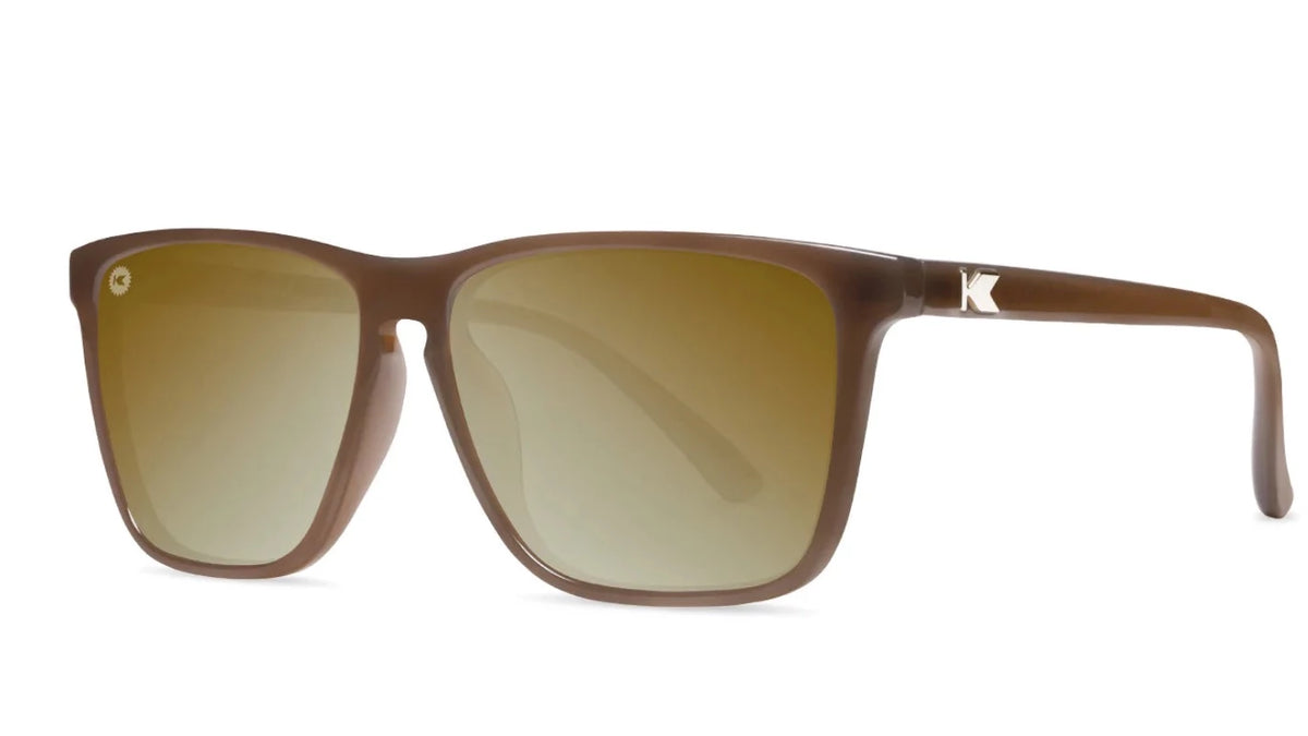 Knockaround Fast Lane riverbed sunglasses angled front view