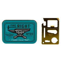 Gentlemen's Hardware Credit card multi tool in tin case