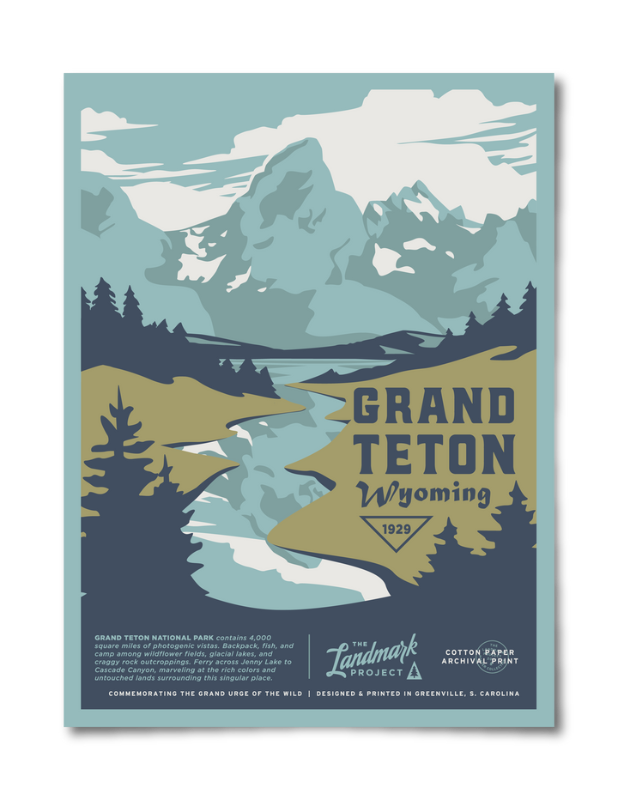 Grand Teton National Park- 12x16 Poster
