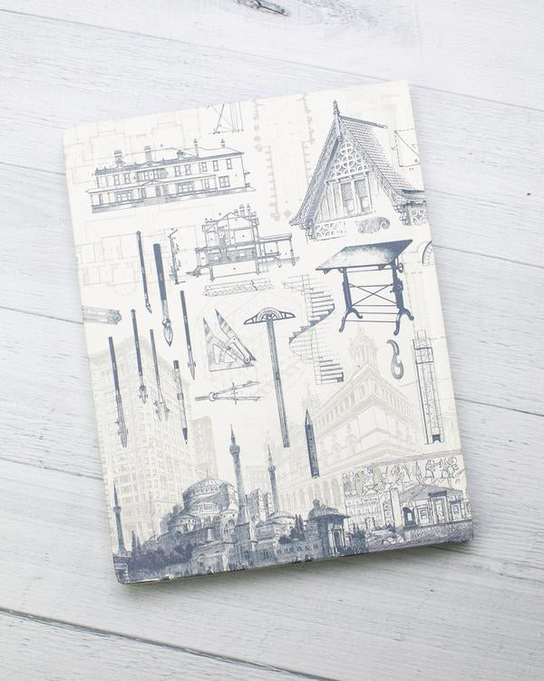 Architecture Hardcover Notebook - Lined/Grid