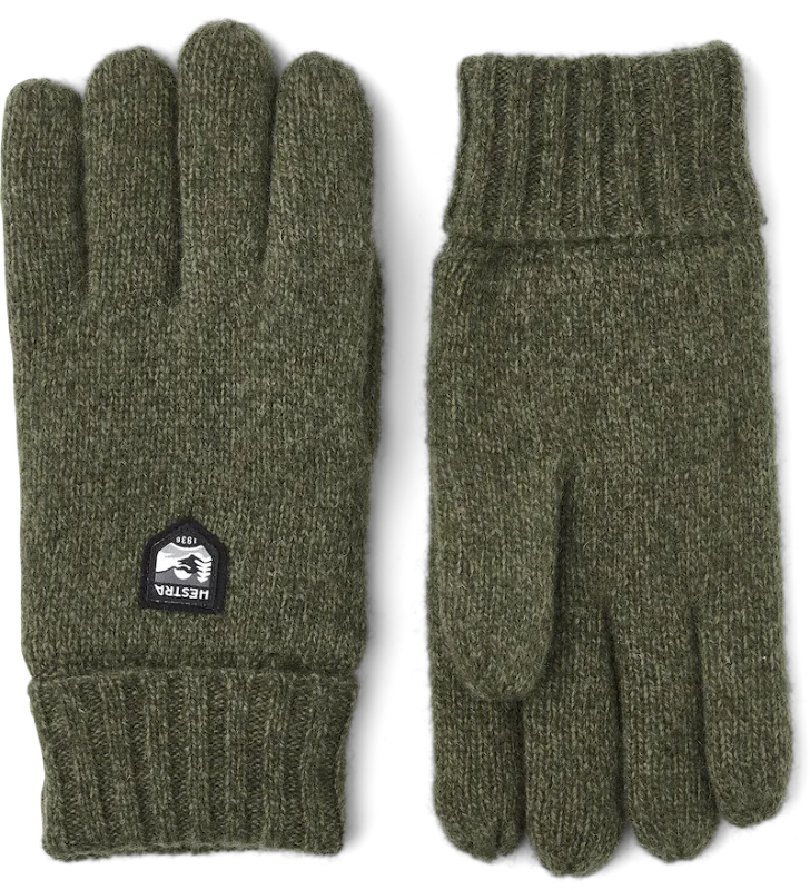 Hestra Basic Wool Glove in Olive