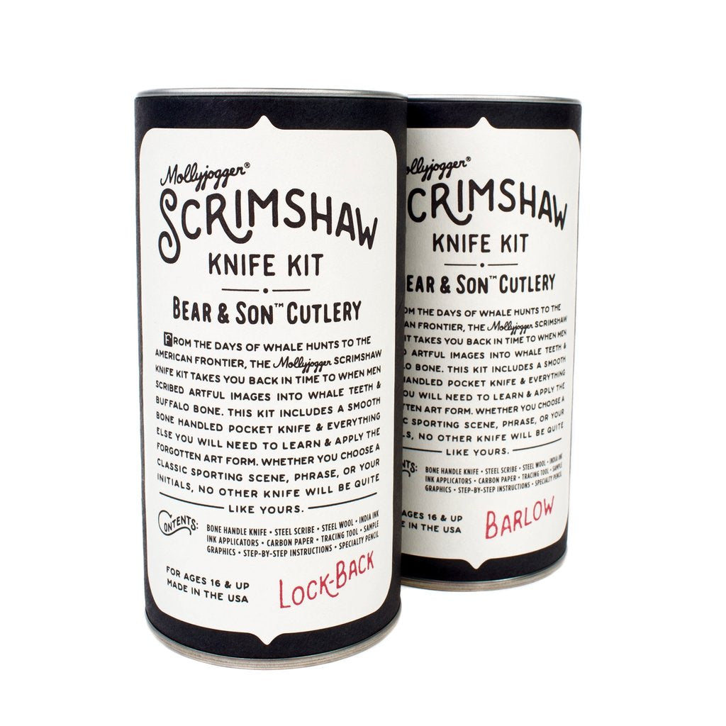 BEAR & SON™ KNIFE + SCRIMSHAW KIT