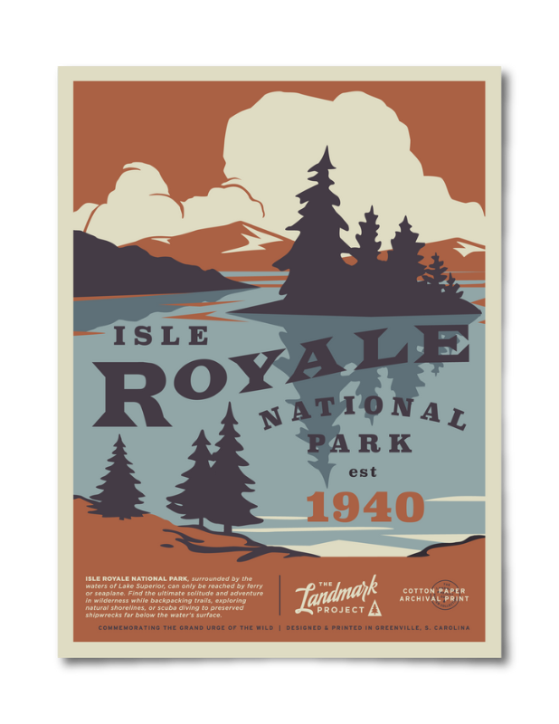 Isle Royale National Park- 12x16 Poster