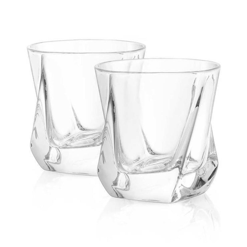 Aurora Crystal Whiskey Glasses set/2
