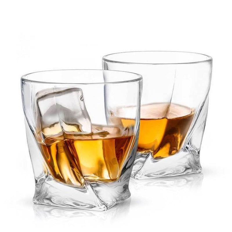 Atlas Crystal 10.8oz Whiskey / Old Fashioned Glasses - Set of 2
