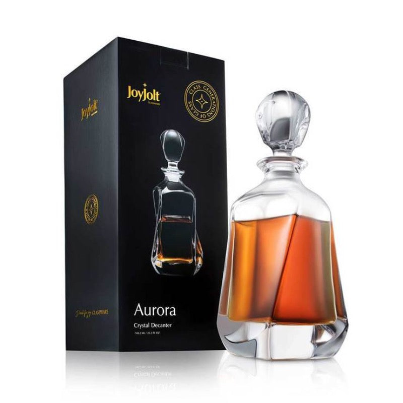 Aurora Crystal Whiskey Decanter