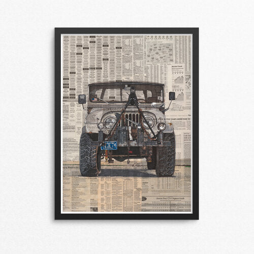 Jeep No.1 20x30 Framed Print