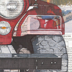 Adam Ambro Poster Print size 11X14 of Jeep No3 extreme close up