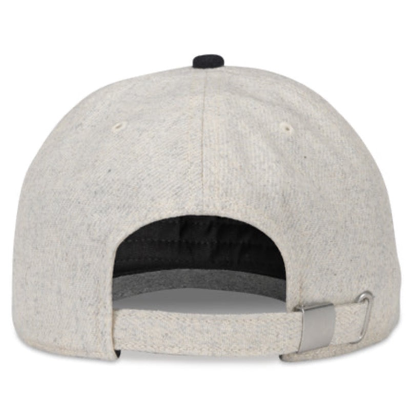 Vintage KC Packer Baseball Cap in White and Navy Rear View