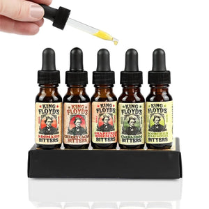 King Floyd's craft bitters sampler pack with dropper