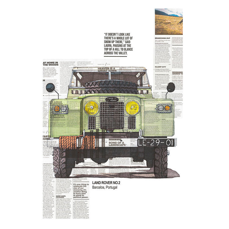 Land Rover No.2 11x14 Unframed Print