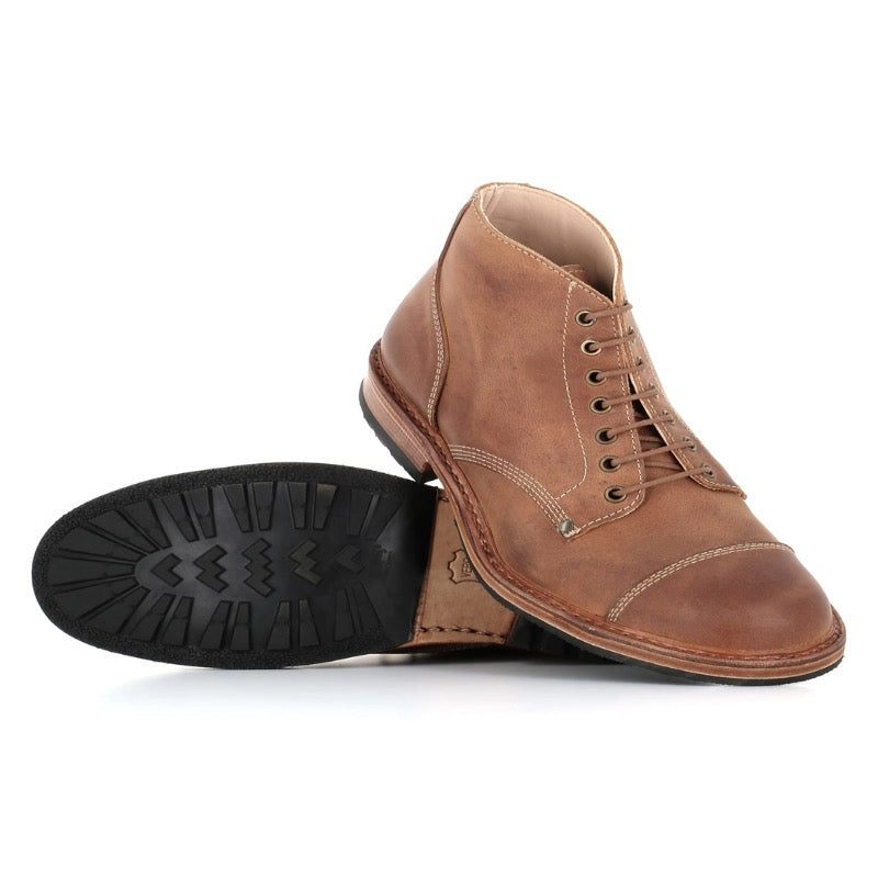 Astorflex Legendflex Cap Toe Boot in Oiled Tan Leather