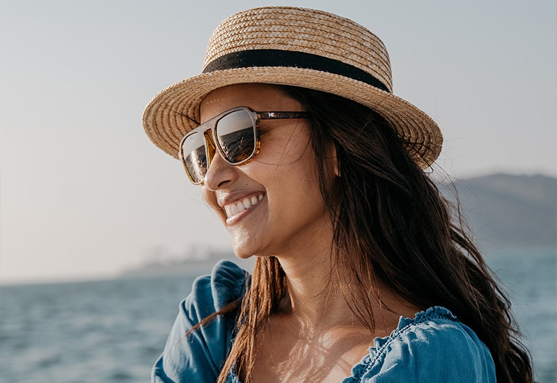 Knockaround Pacific Palisades-Matte Tortoise Shell/Amber - Polarized