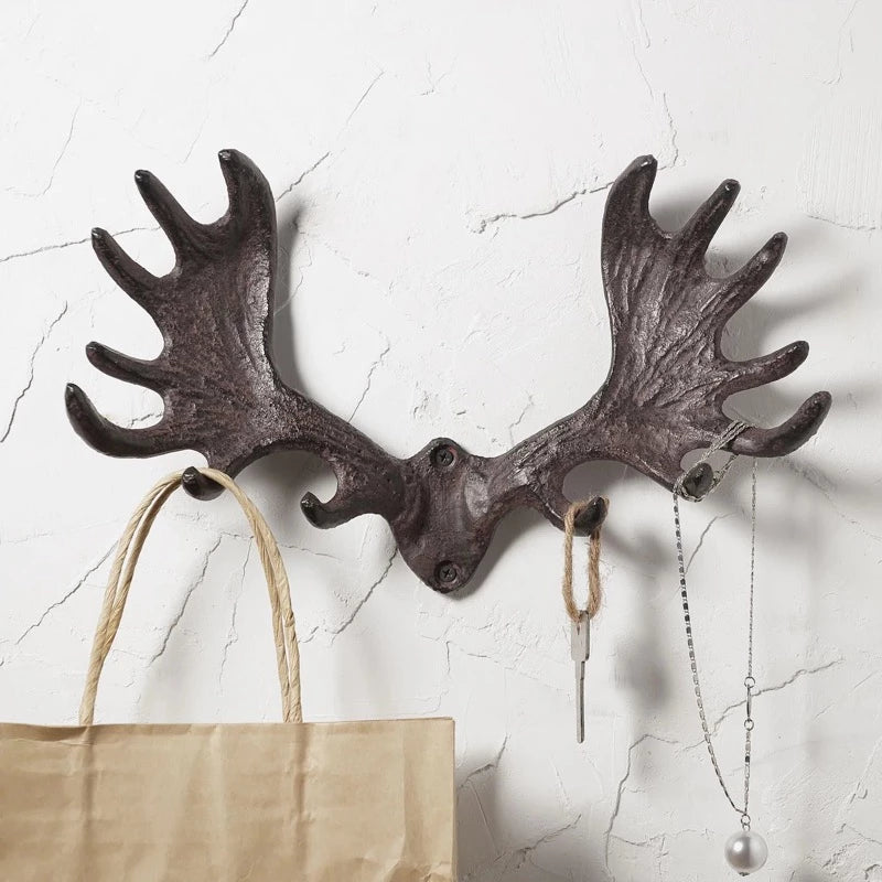 Moose Antler wall hook home decor