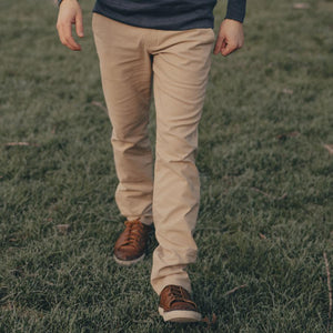 The Normal Stretch Khaki on walking model
