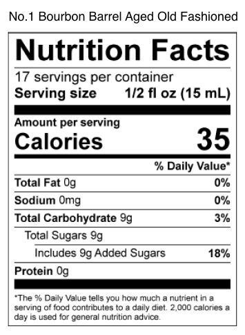 No. 1 Bourbon Barrel Aged Old Fashioned