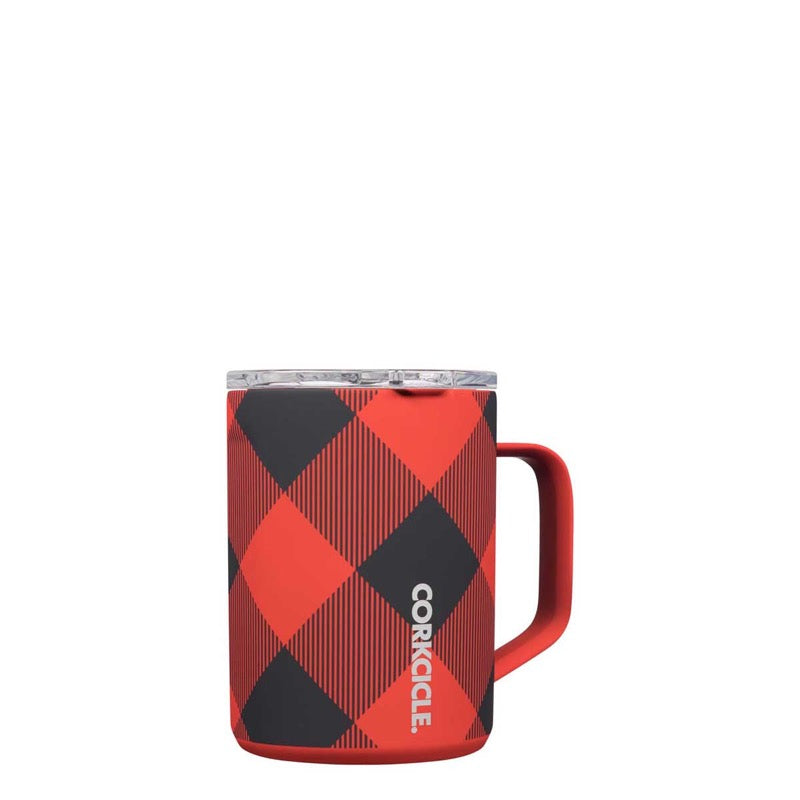 Red Buffalo Plaid Insulated coffee mug