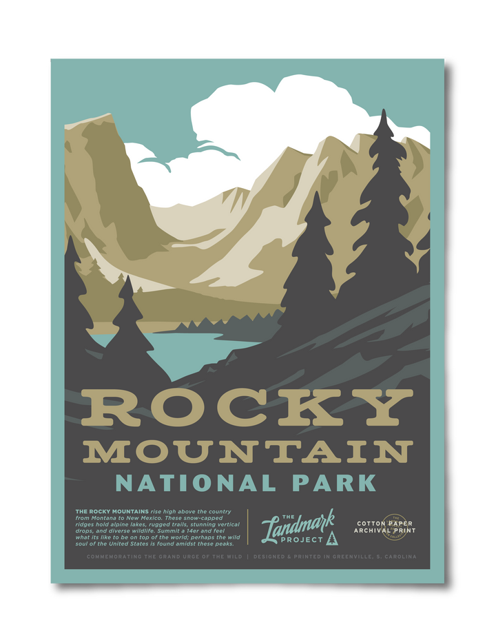 Rocky Mountain National Park- 12x16 Poster