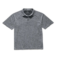 Flag & Anthem Springfield Performance Polo in Charcoal grey flat lay view