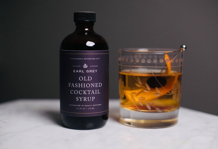 Earl Grey Old Fashioned Cocktail Syrup