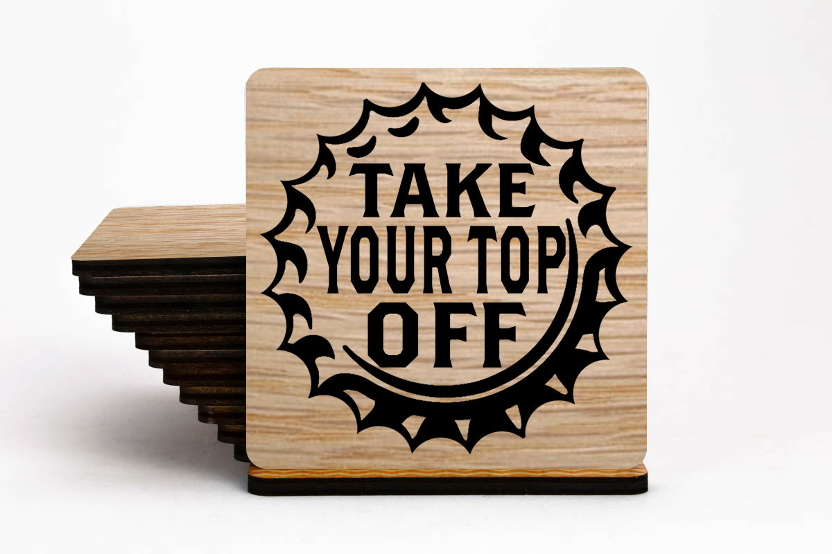 Tops Off Coasters (Set of 4)
