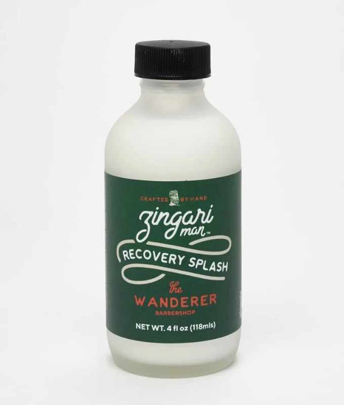 Zingari Man Recovery Splash in the Wanderer Scent 4oz Bottle