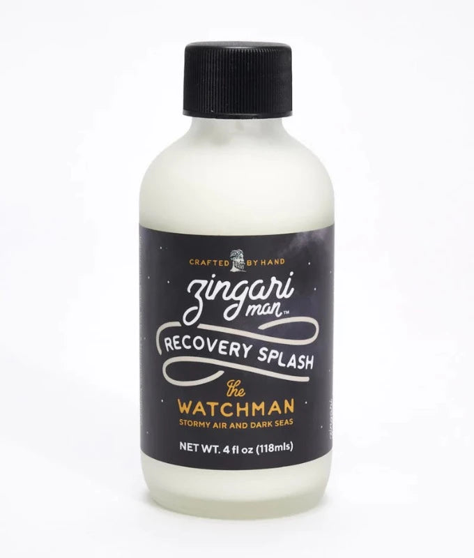 Zingari Man Recovery Splash in the Watchman scent 4oz bottle