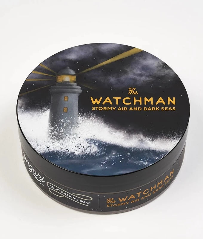 Zingari Man Sego Shave Soap in The Watchman Scent 5oz jar