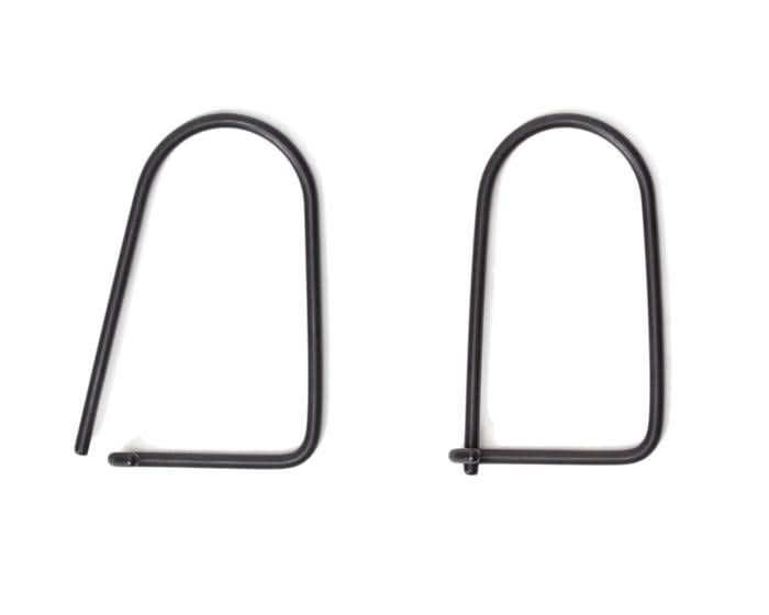 Wilson Key Ring-Carbon Black