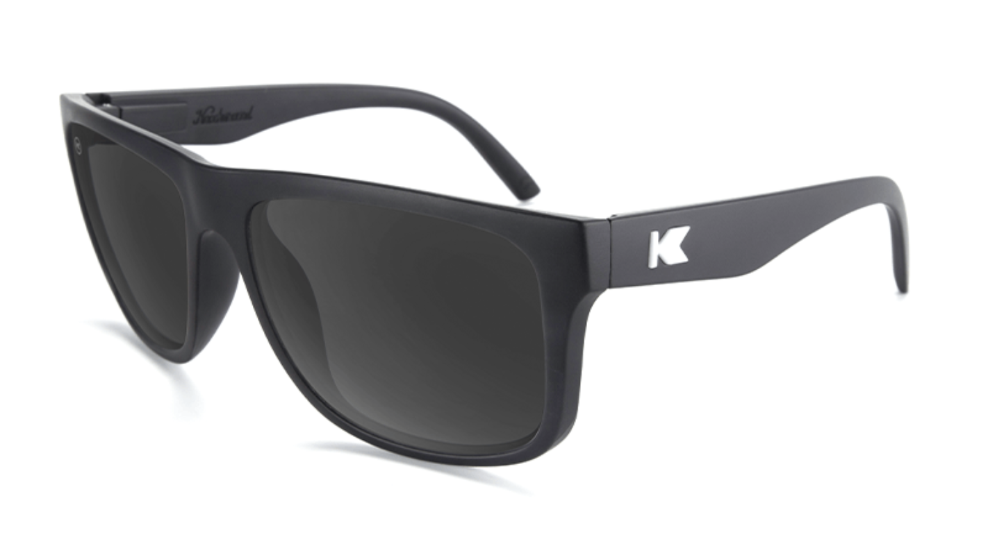 Knockaround Torrey Pines-Matte Black / Smoke- Polarized