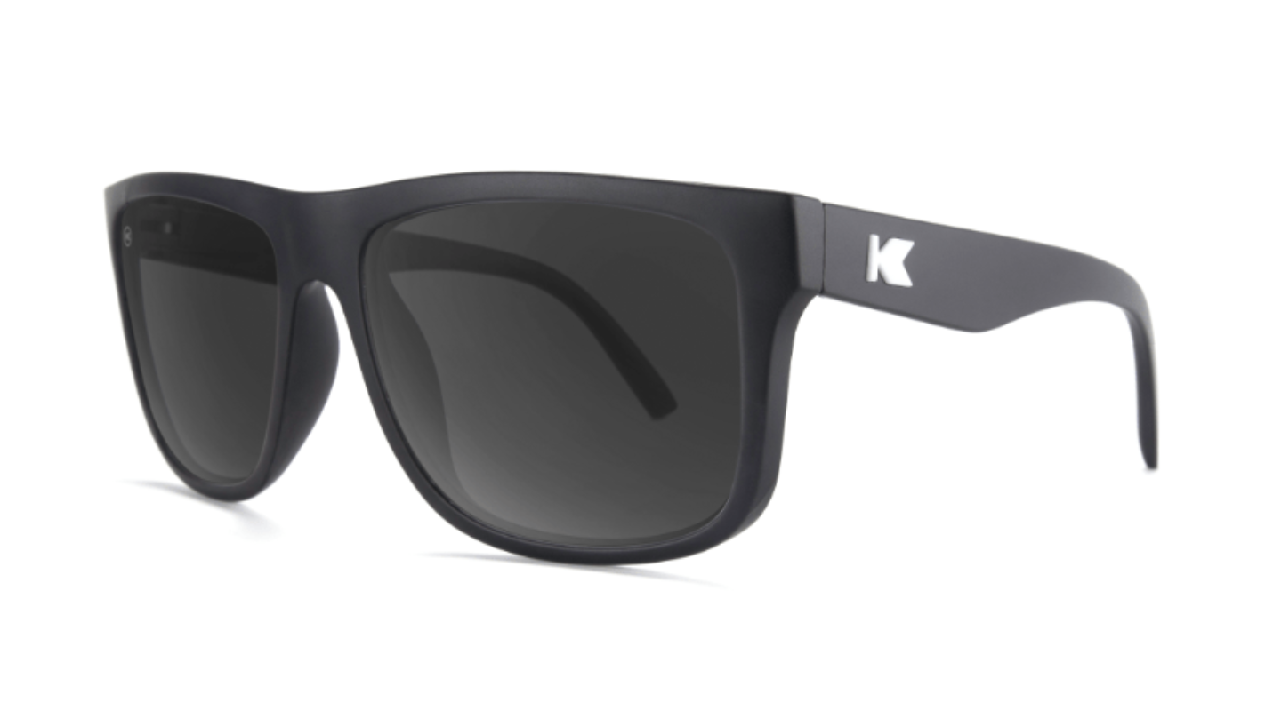 Knockaround Torrey Pines-Matte Black / Smoke- Polarized