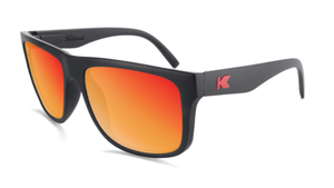 Knockaround Torrey Pines-Matte Black /Red Sunset- Polarized