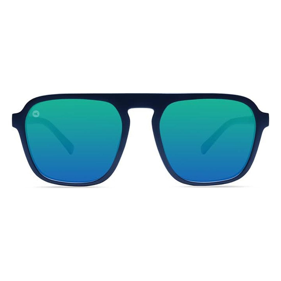 Pacific Palisades sunglasses in rubberized navy rider, front view, The Simple Man
