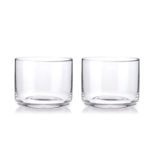 Viski Crystal Negroni Glasses set of 2 empty glasses 