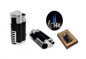 Cyclone Triple Flame Lighter BLK