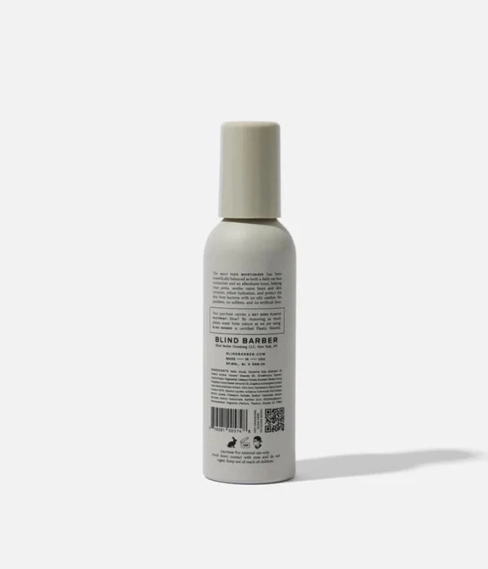 The Blind Barber Daily Facial Moisturizer Back View