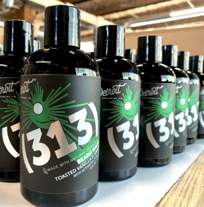 313 Activated Charcoal Beard Wash 8oz