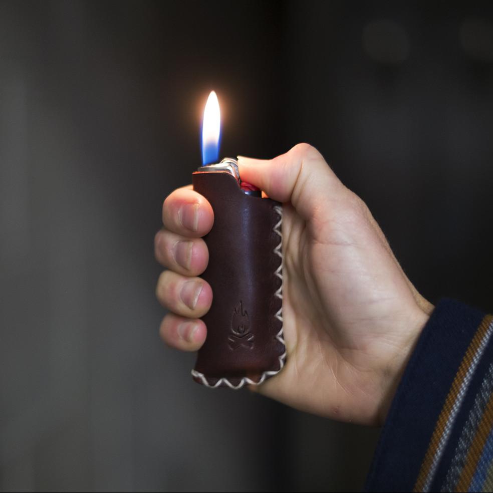 Ember Leather lighter Sleeve