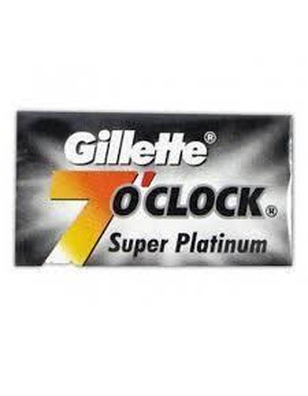 Gillette 7 O'clock BLACK Double Edge Blade 5 Ct.
